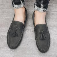 Zapatos Casuales Para Hombre En Cuero Ligeros Y Transpirables Mocasines Clásicos Para Conducir Y Caminar Comodidad SLIP-ON Para Primavera/Otoño - details 5