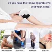 Masajeador De Rodilla Eléctrico Con Calefacción Infrarroja Y Vibración De Aire Instrumental De Fisioterapia Para Alivio Del Dolor Rehabilitación Tamaño 10x6x4.5 Pulgadas Peso 595g - details 1