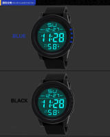 Reloj Deportivo Para Hombre YIKAZE Impermeable Con Luz Luminosa Multifuncional Militar Digital Reloj De Pulsera Electrónico Con Alarma Y Cronógrafo - details 15