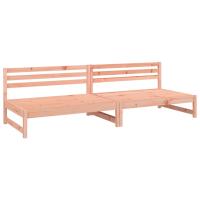 vidaXL Sofás centrales jardín 2 uds madera pino 120x80 cm Pino natural, Pino blanco, Pino gris Conjunto Terraza Muebles Jardín Exterior Juego de Muebles de jardín Mueble Jardín Exterior Muebles de Salon Exterior - details 6