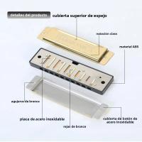 Harmonica Profesional Para Principiantes Con 10 Agujeros Y 20 Tonos En Color C Con Estuche Ideal Para Amantes De La Música Regalo De Navidad - details 4