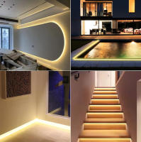 Tira De Luz LED COB 220V Con Enchufe EU Flexible Y Resistente Al Agua Alta Brillo Para Iluminación Doméstica Cocina Exterior - details 7