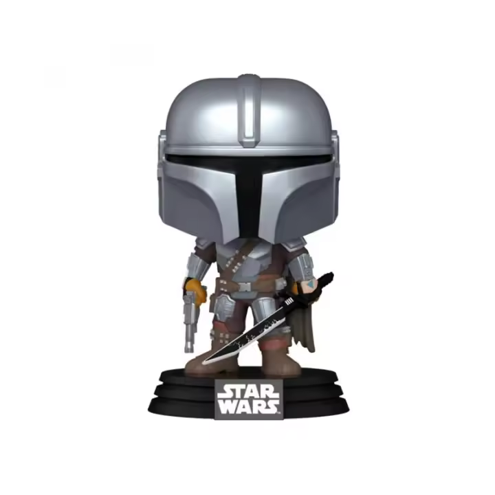 Funko POP! Star Wars - MND S9- The Mandalorian w/Darksaber - Figura Coleccionable Oficial - Juguete para Niños y Adultos - Fans - Diversidad de Personajes y Temáticas - 1