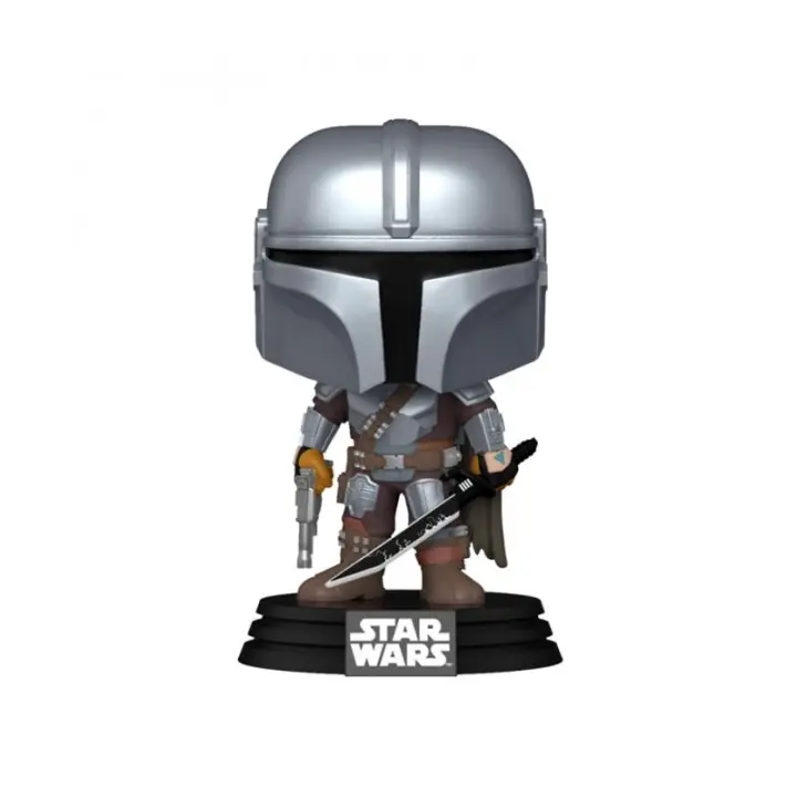Funko POP! Star Wars - MND S9- The Mandalorian w/Darksaber - Figura Coleccionable Oficial - Juguete para Niños y Adultos - Fans - Diversidad de Personajes y Temáticas - 1