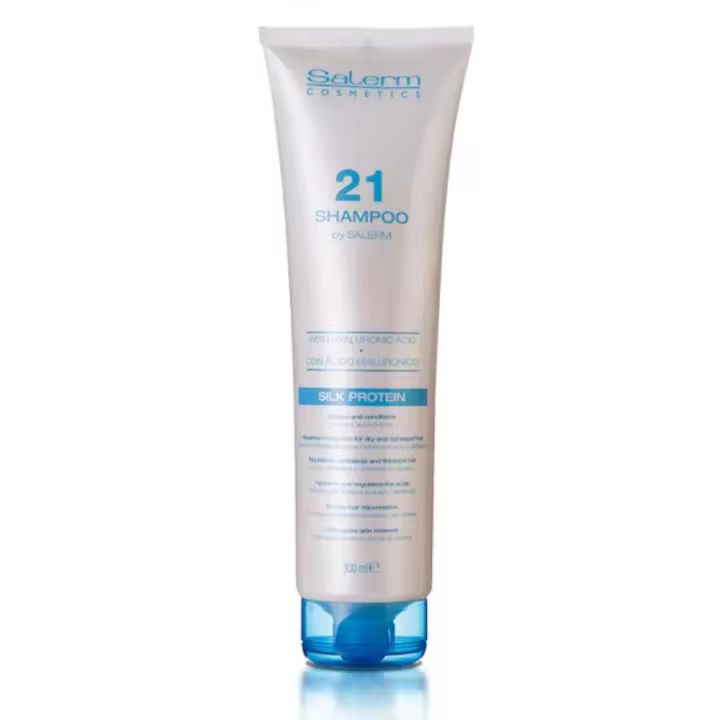 Salerm 21 Champú Reparador Con Ácido Hialurónico para cabellos secos y dañados - 1