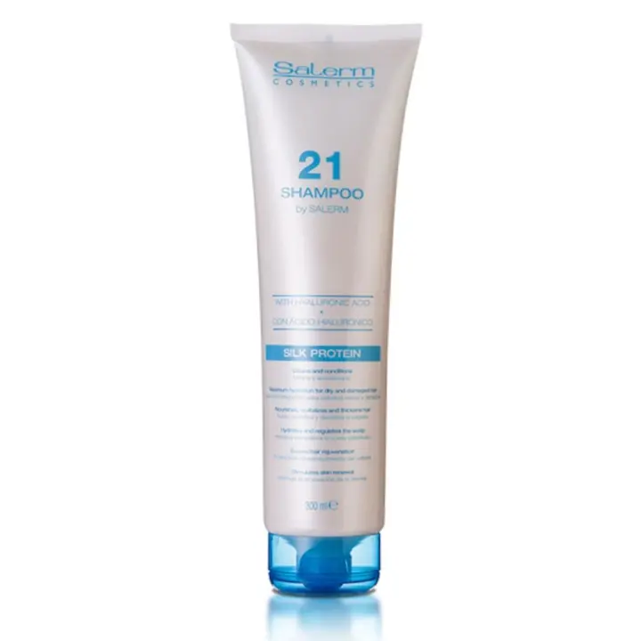Salerm 21 Champú Reparador Con Ácido Hialurónico para cabellos secos y dañados - 1