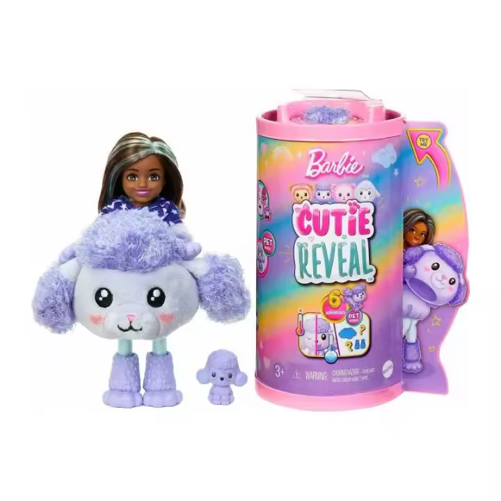 BARBIE CHELSEA CUTIE REVEAL CAMISETAS COZY CANICHE DE MATTEL - 1