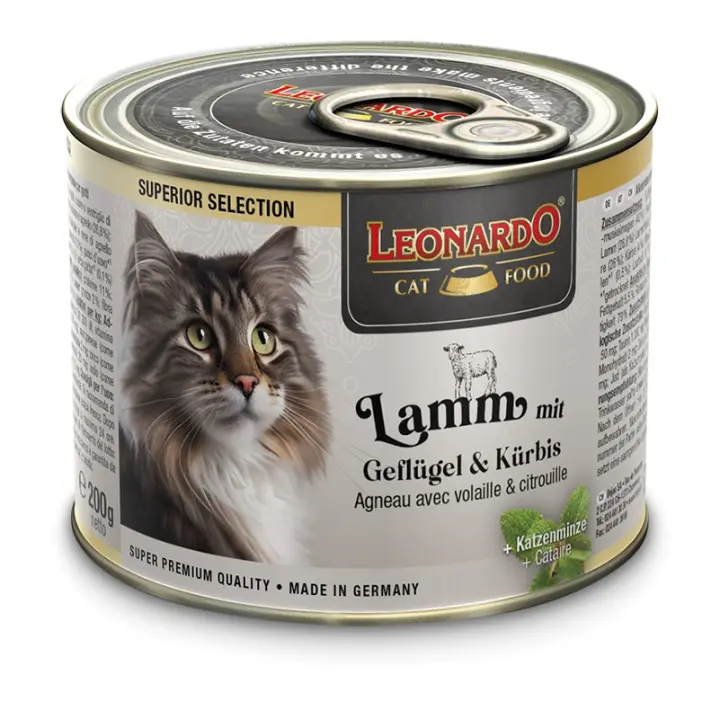 Leonardo Superior Selection Ave y Calabazas Latas para Gatos - 1