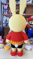 DIY Juguetes Para Niños Conejo Dulce Mini Modelo 3D Colorido Con Luz Bloques De Construcción Micro Regalo De Navidad O Cumpleaños - details 3