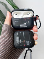 Funda Estilizada Para Airpods Negra Y Transparente Compatible Con Airpods 4 3 2 Y pro Cubierta Para Hombres Regalo Para Novio - details 0