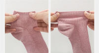 Calcetines De Verano Para Mujer 98% Algodón Color Sólido Transpirables Desodorantes Casual Cortos Cómodos Kawaii - details 13