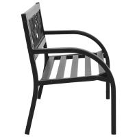 vidaXL Banco de jardín para niños de acero 86 cm - details 2
