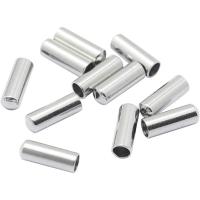 20 PCS Tapas De Cajón De Acero Inoxidable Para Cuerda De Cuero Terminadores De Cordón Para Fabricación De Joyas - details 0