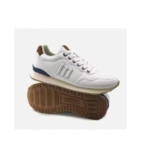 Zapatillas Joggo Classic blancas y beige para hombre de MTNG - 1
