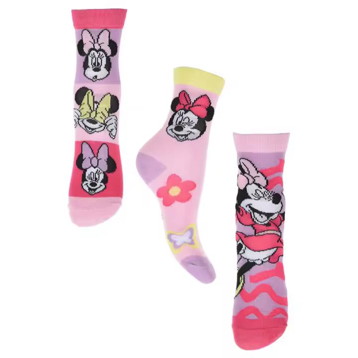 Calcetines para niña Minnie Mouse Disney Suncity - Varios modelos y tallas disponibles - ¡Encuentra tu favorito! - 1
