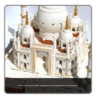 Juego De Bloques De Construcción Creativo 1113pcs Taj Mahal Grande Modelo Compatible Con 10189 Kit De Bloques Para Niños - details 7