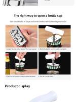 Herramienta De Apertura De Botellas Y Latas Ajustable Portátil Abrevidrios Para Cocina Herramienta De Apertura De Botellas De Vidrio Y Latas - details 8