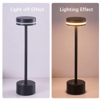 Lámpara De Mesa LED Ajustable Para Regalo Decoración De Hogar Y Camping Luz Nocturna Pequeña Con Material De Aluminio Y Batería Recargable - details 3