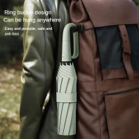 Paraguas Automático De Dos Propósitos Resistente Al Viento Y a La Lluvia UV Resistente Con Hebilla De Anillo Portátil Para Exteriores Para Adultos Tamaño 48-53cm - details 8