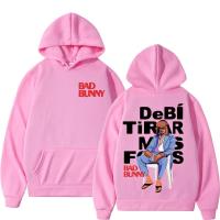 Sudadera De Alta Calidad Para Hombre Rapero Bad Bunny Debi DTMF Merch Estilosa Casual Retro Con Bolsillo Frontal Y Cuello Alto - details 2