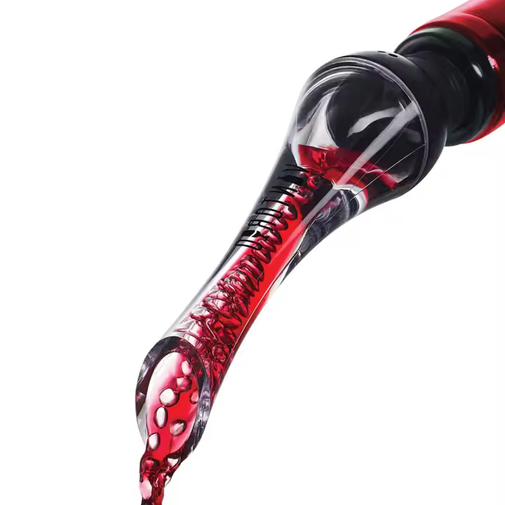 UPORS Aerador De Vino Premium Tapón Decantador Rojo Dispensador De Botella Con Boquilla Ecológico Y Duradero Para Barra - 1