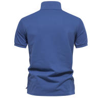 Camiseta POLO con estampado degradado de gama alta y rentable para hombre, camiseta con solapa, talla europea, 2024 - details 12