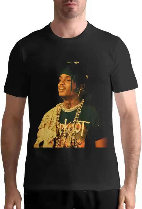 Camisa clásica de manga corta para hombre, Tops negros - 1