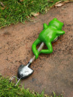 1pc Creativo Shovel De Rana Conejo Tortuga Gnome Para Jardín Interior Y Exterior Decoración De Bonsái Y Artesanía - details 1