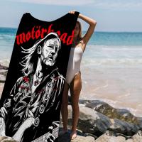 Toalla De Baño Microfibra Para Playa Y Gimnasio Estilo Anime Lemmy Kilmister Secado Rápido Decoración De Habitación Tamaño 30x60 Cm - details 3