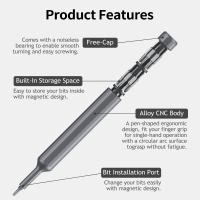 Juego De Destornilladores Precisi\u00f3n 27/39 En 1 Con Punta Manual Y 38 Piezas Torx Filos Dinamom\u00edticos Mini Herramienta De Reparaci\u00f3n Con Cabezales Variados Y Acero De Aluminio - details 6