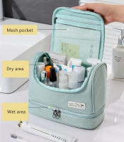 Nueva Bolsa De Maquillaje Para Mujer Organizador De Viaje Oxford Seco Y Húmedo Bolso De Cosméticos Necessaries Estuche De Toallas De Baño - details 14
