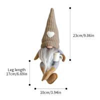 Muñeco De Terciopelo Sin Caras Gnomos Del Café Decoración Navideña Para Casa Muñeco De Knit Gnomos Del Café Ornamento De Feria Moderno Para Dormitorio Y Cocina - details 18