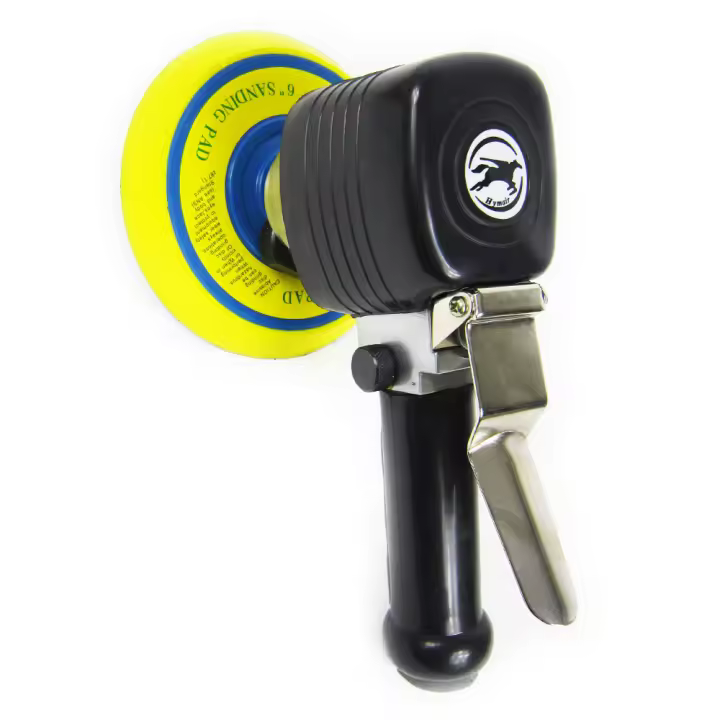 Hymair Lijadora Pulidora Neumática Roto Orbital Magnum 6" - Herramienta Profesional para Acabados y Pulidos de Coches - 1