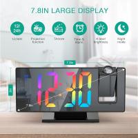 Reloj despertador LED ajustable, pantalla de hora y temperatura de 12/24 horas, alimentación por USB, adecuado para personas que duermen profundamente, para uso en el hogar y la oficina. - details 0