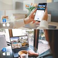 NIVIAN-Cámara vigilancia Bullet 4G(SIM)+Panel Solar 5W-Batería Larga duración 10400mAh-2K-Detección de Movimiento y Humanos-Apta Exterior-Visión Nocturna+Leds-Audio bidireccional-App EseeCloud - details 1