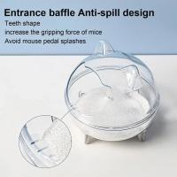 Baño De Hamster Transparente Y Antidesbordante Para Chinchilla Y Otros Pequeños Roedores Caja De Baño Para Gerbils Con Vista Total - details 4
