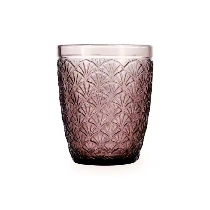 Pack de 6 vasos Rose Moon Bidasoa vidrio 29cl rosa - 1