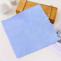 Juego De Toallas De Tela De Coral Suave Y Absorbente 1 Pieza Tamaño Pequeño Color Sólido Toalla Para Rostro Toalla De Limpieza - details 1