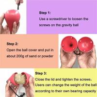 Anillos De Ejercicio Ajustables Para Adultos Con Cordones Desmontables Y Pesas Para Pérdida De Peso Tamaño plus 2 En 1 Para Entrenamiento Cardio Muscular En La Cintura - details 6