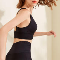 Sujetador Deportivo Sexy Para Mujer Racerback Yoga Fitness Gimnasio Antigolpes Sin Costuras Secado Rápido Top Deportivo Transpirable Y Cómodo - details 16