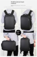 Mochila de viaje de gran capacidad para hombre, bolsa para ordenador portátil de negocios con carga USB, bolso personalizable para exteriores - details 25