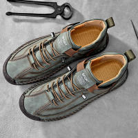 Zapatos Casuales Para Hombre De Cuero Hacer a Mano Transpirables Mocasines De Moda Talla Grande 38-48 Zapatos De Barco Lujo - details 30