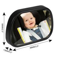 Espejo Retrovisor Ajustable Para Bebé En Coche 2 En 1 Seguridad Infantil Espejo Convexo De Vista Para Asiento Trasero De Niños Mini - details 1