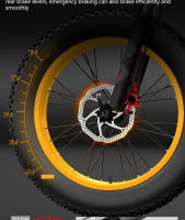 Bezior xf200 Bicicleta Eléctrica 20 "15ah 40 km/h 130km Potencia Asistencia kilometría brake hidráulico Bicicleta de Grasa Bicicleta Eléctrica - details 17