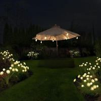 Luces Solares Para Jardín De 10L Dual Mode LED Impermeables Decoración Para Patio Camino Lámparas De Bajo Consumo De Energía Forma De Hongo Y Medusa - details 4