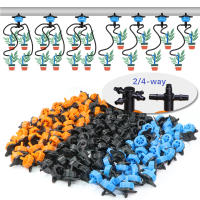 Sistema De Rociado Por Goteo Para Jardín 50PCS Conectores Rápidos De Agua Para Tubo De Riego 3/5mm Uso En Macetas Césped Invernadero - details 4