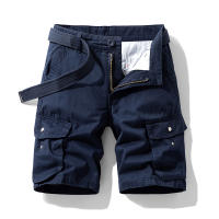 Shorts De Verano Para Hombres Con Múltiples Bolsillos Pantalones Casuales De Algodón Resistente a La Wear Oversized Longitud De Rodilla Workwear - details 3