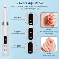 Lámpara Eléctrica De Uñas Profesional Con Bits De Taladro Para Pulido De Uñas Eliminación De Piel Muerta Y Arte Sanding Pen Máquina De Manicura - details 7