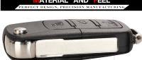 Carcasa De Llave Remota Para Coche Jingyuqin Plegable 2/3/4 B Con Logo Para VW Passat Polo Golf Touran Bora Ibiza Leon Octavia Fabia ABS+metal - details 11