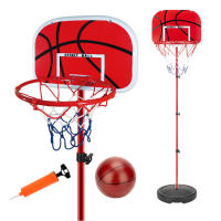 Aros De Baloncesto Portátil Con Bola Y Bombín Ajustable Para Interior Y Exterior Juguete Para Niños DUUTI Sin Químicos De Alta Importancia - details 5
